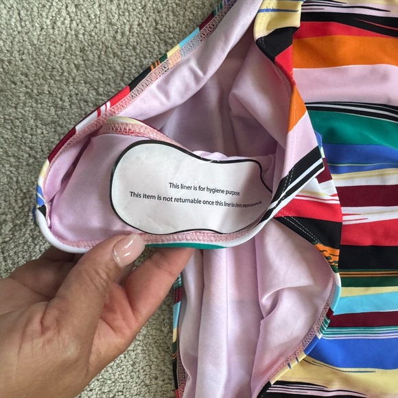 Swimsuits for all striped one piece sz 24 - Picture 5 of 5
